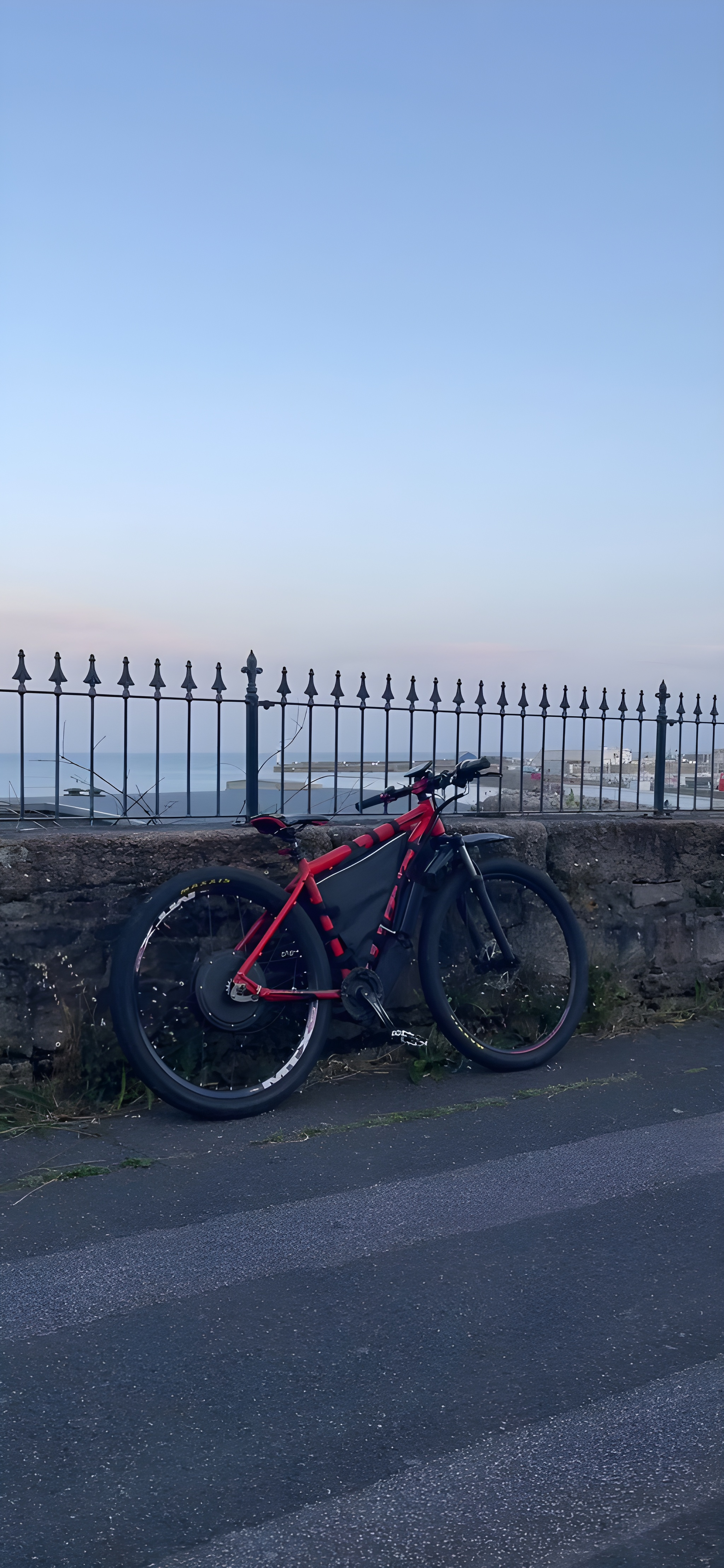 A Coastal E-Kits converted ebike on the Penzance seafront