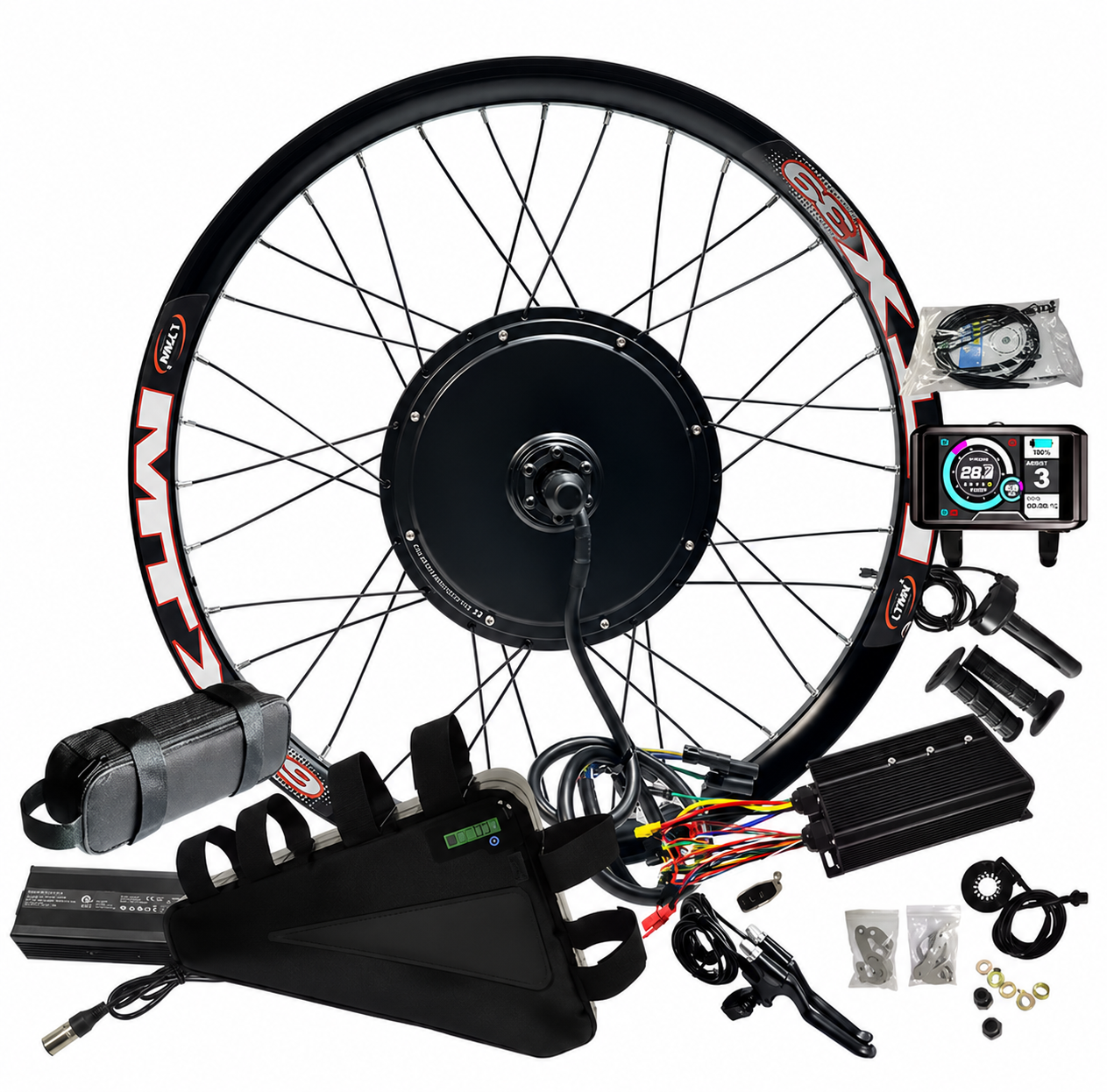 3000W 72V 20Ah ebike conversion kit